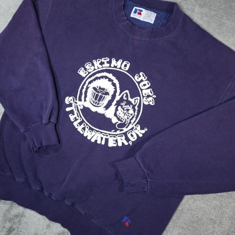 Russell Athletic Vintage 90s Eskimo Joe's Stillwater OK Sweatshirt XL (23x27)